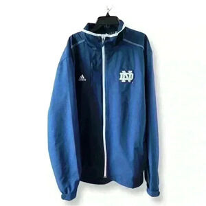 Men's Large Notre Dame Adidas Jacket